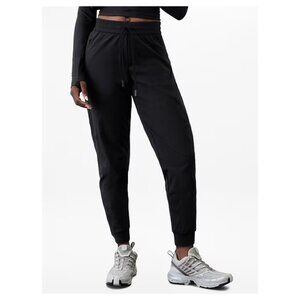 Athleta Women's Trekkie North Relaxed Mid Rise Jogger Plus Size Black Size 22